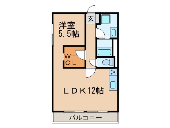 ビラ松風苑の物件間取画像